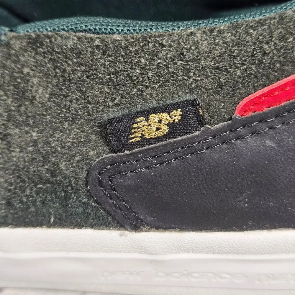 New Balance 306 Jamie Foy Men's 10.5 Dark Green Red Slip On Skate Suede Gum